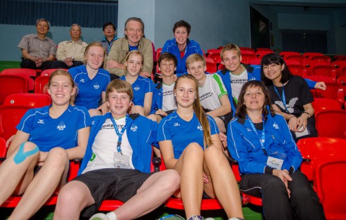 ISF Badminton world schools champ Belgian Team 2014.jpg