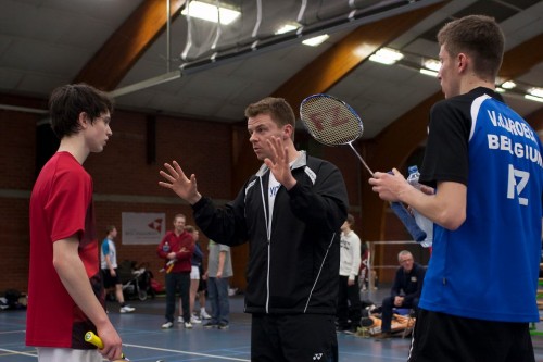 CLAES Wouter coaching Flor SPANHOVE Sam VAN DEN BROECK jan2011.jpg